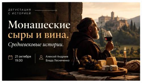 Монашеские вина и сыр. Средневековые истории.
